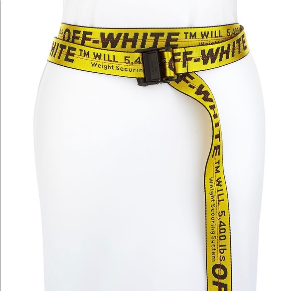 Off-White Accessories - OFF-WHITE Yellow Utility Belt